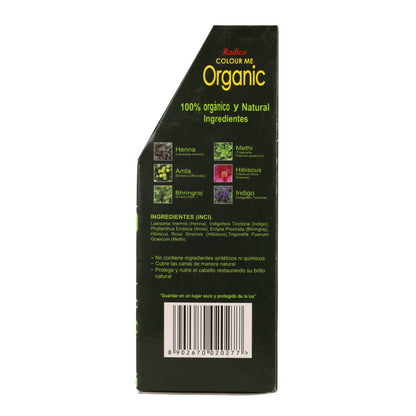 Tinte cabello vegetal castaño rojizo  Radico 100 g