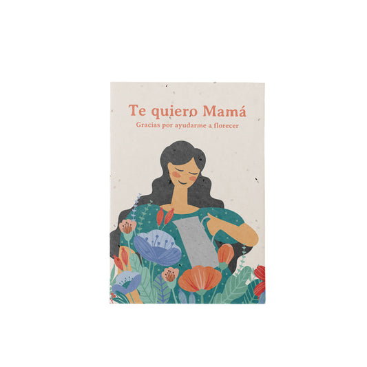 Postal Plantable "Te Quiero Mamá" Con Semillas De Flores – Detalle Original Que Florece Con Amor | Resetea_0