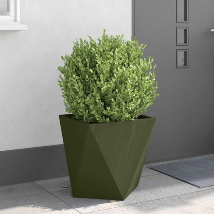 Jardinera Verde Oliva 50 X 50 X 50 Cm Acero_3