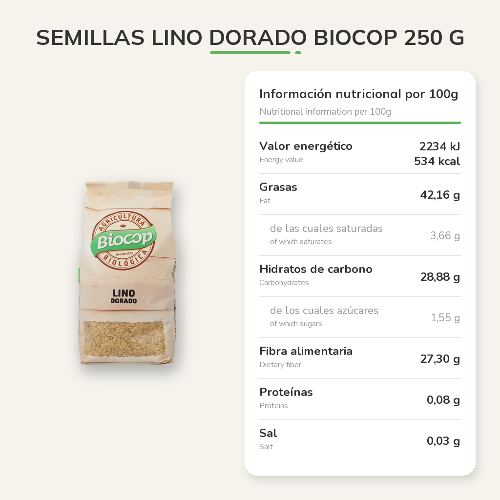 Información nutricional
