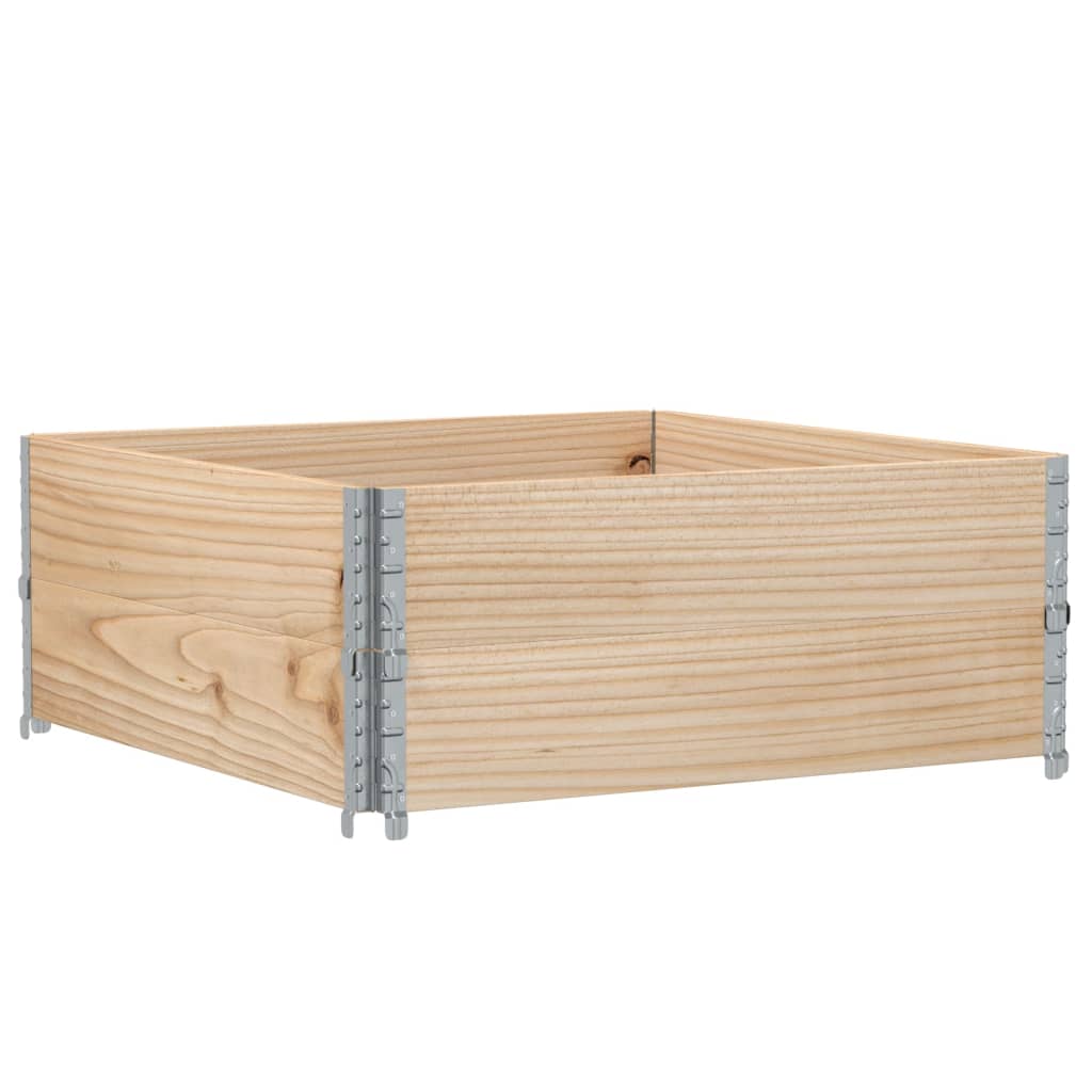 Jardinera De Madera Maciza De Pino 100x100 Cm_4