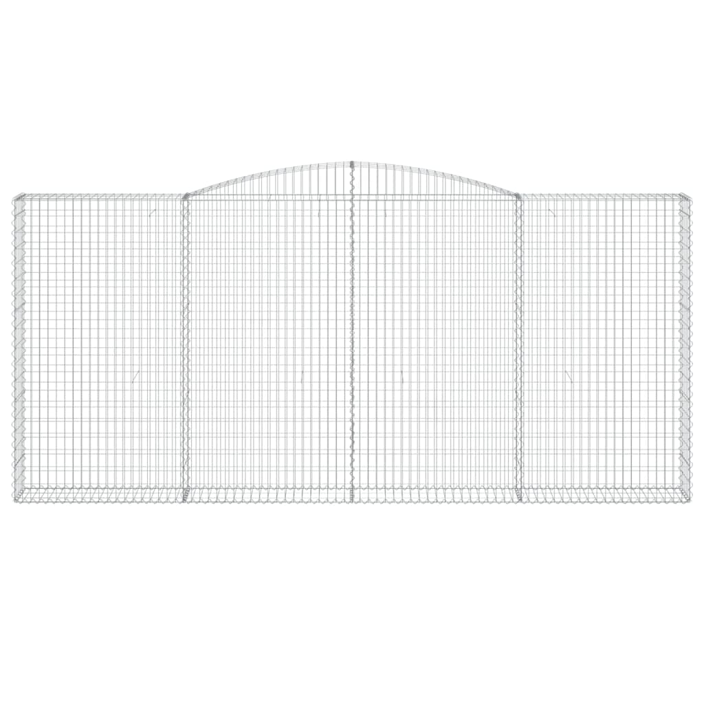 Cestas De Gaviones 10 Uds Forma De Arco Hierro 400x30x180/200cm_3