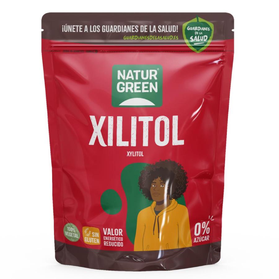 Pack 2 uds Xilitol Azúcar de Abedul Naturgreen 2 uds de 500 g