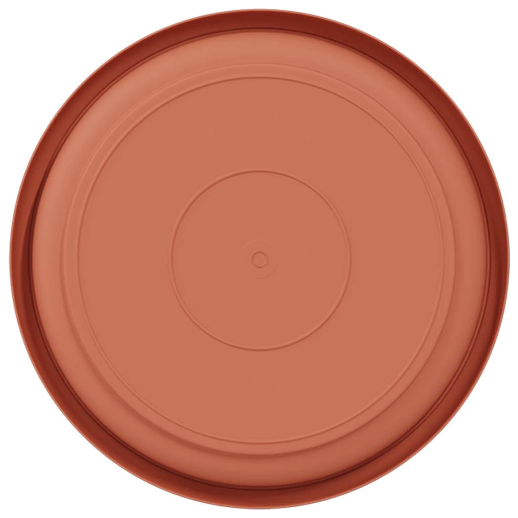 Bandeja Redonda Para Flores 24 Pcs Rojo Ladrillo Ø 14 X 2 Cm_5