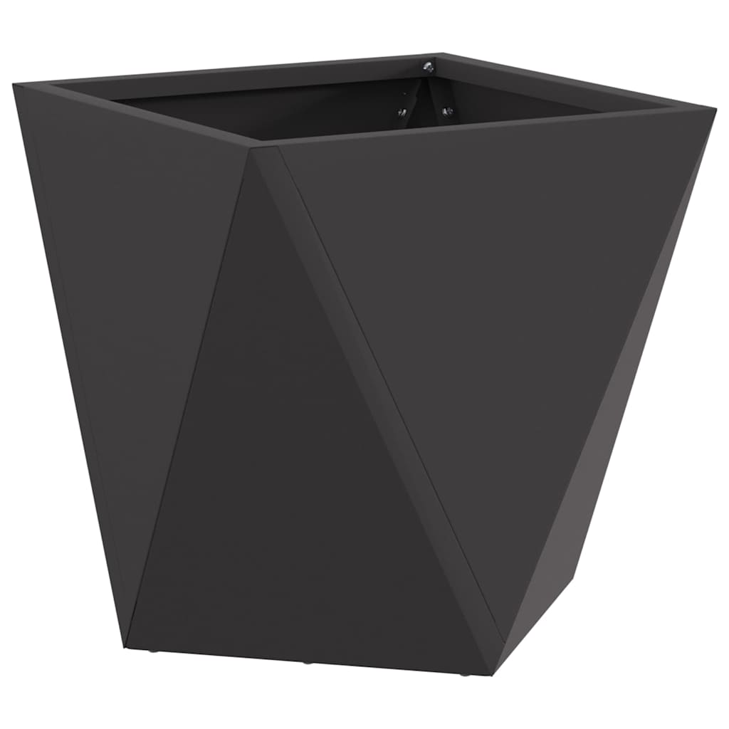Jardinera 2 Pcs Negro 30 X 30 X 30 Cm Acero_4