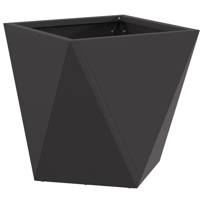 Jardinera 2 Pcs Negro 30 X 30 X 30 Cm Acero_4