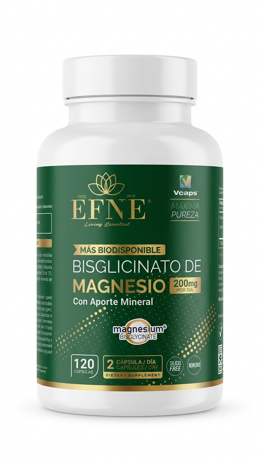 Magnesio Bisglicinato Efne – Sueño, Relajación Y Energía Natural_0