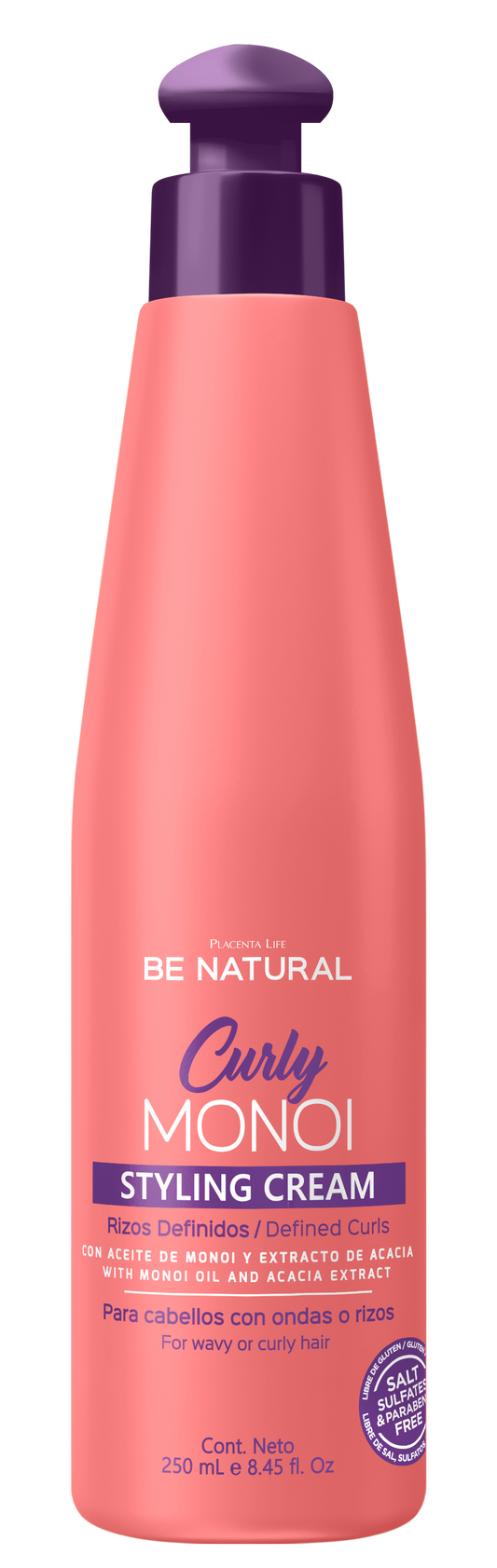 Curly Monoi Styling Cream Rizos Definidos Frasco 250ml_0