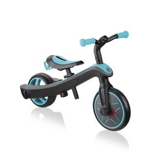 Triciclo convertible Trike explorer 2 en 1 turquesa