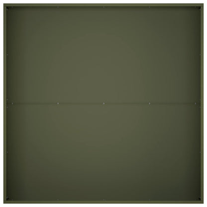 Macetero De Jardín Verde Oliva 80 X 80 X 30 Cm_3