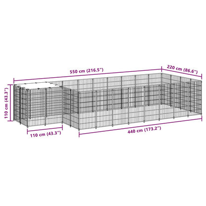 Perrera Plateada 8,47 M² Acero_5