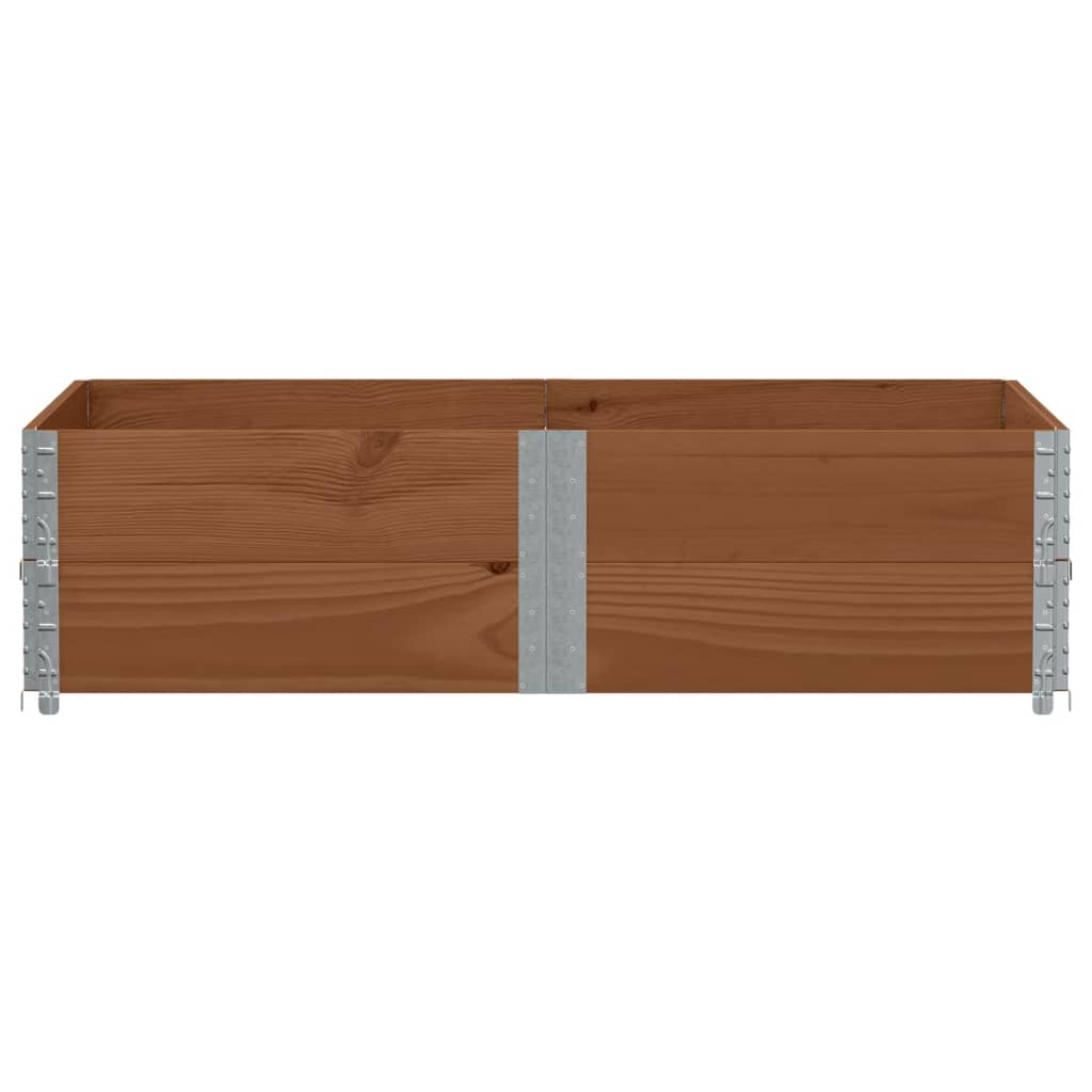 Jardinera De Madera Maciza De Pino Marrón 150x100 Cm_2