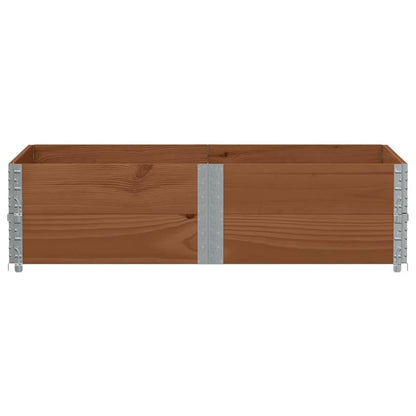 Jardinera De Madera Maciza De Pino Marrón 150x100 Cm_2