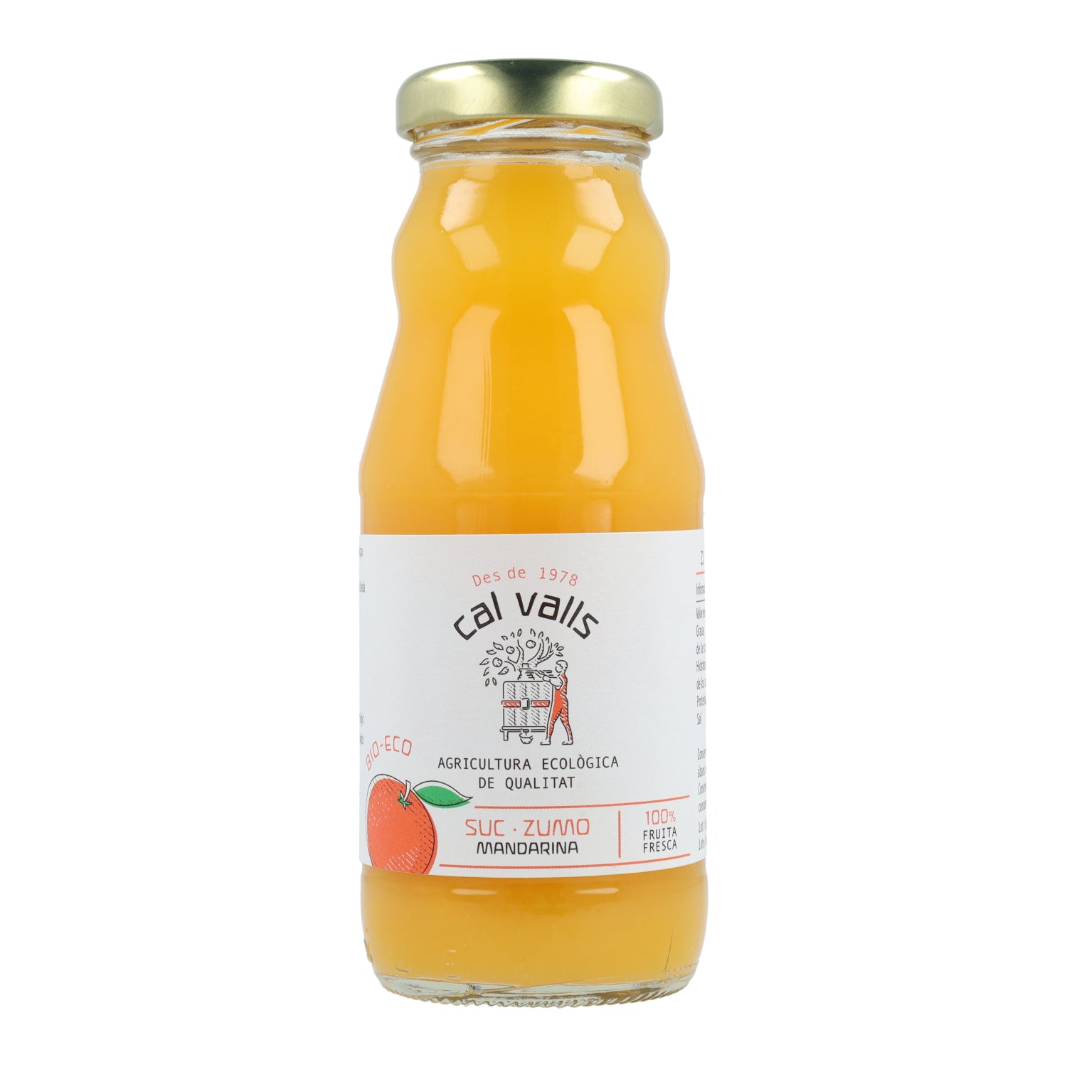 Zumo de Mandarina ECO Cal Valls 200 ml