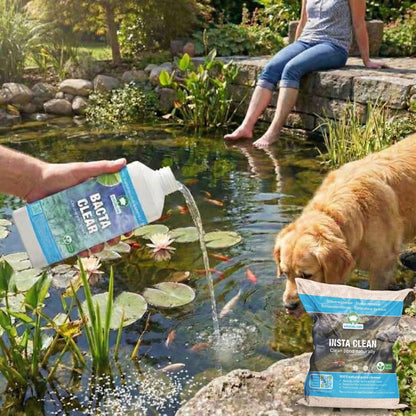 Pond Care - Set Mantenimiento Hasta 20.000l - Algas Lodo Y Turbidez_5