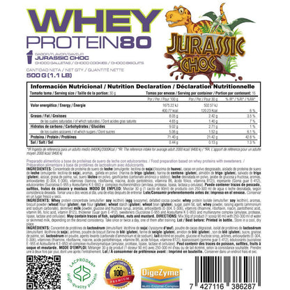 Whey Protein80 - 500g - Jurassic Choc - Aumenta La Masa Muscular - Masmusculo_5