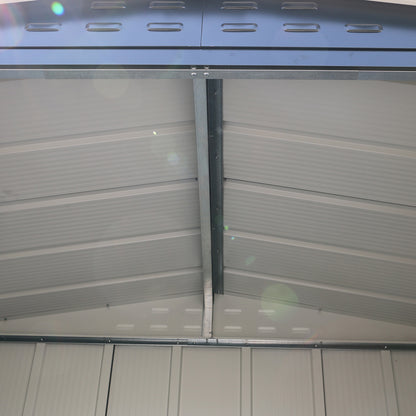 Duramax - Caseta Jardín - Top Atenea 6x4 - Metal - Color Gris Antracita_4