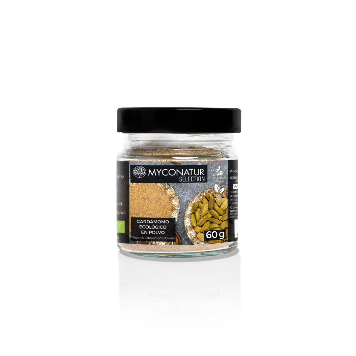 Cardamomo Ecológico En Polvo Myconatur 60g_0