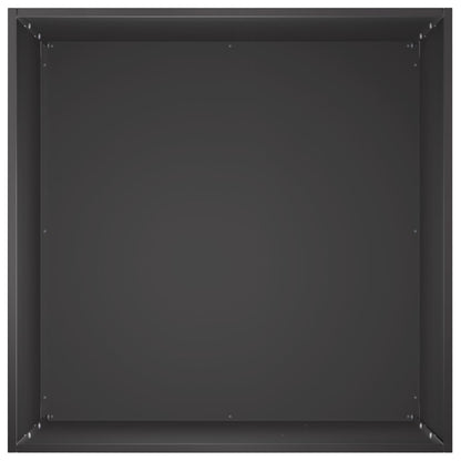 Macetero De Jardín 2 Uds. Negro 40 X 40 X 75 Cm_4