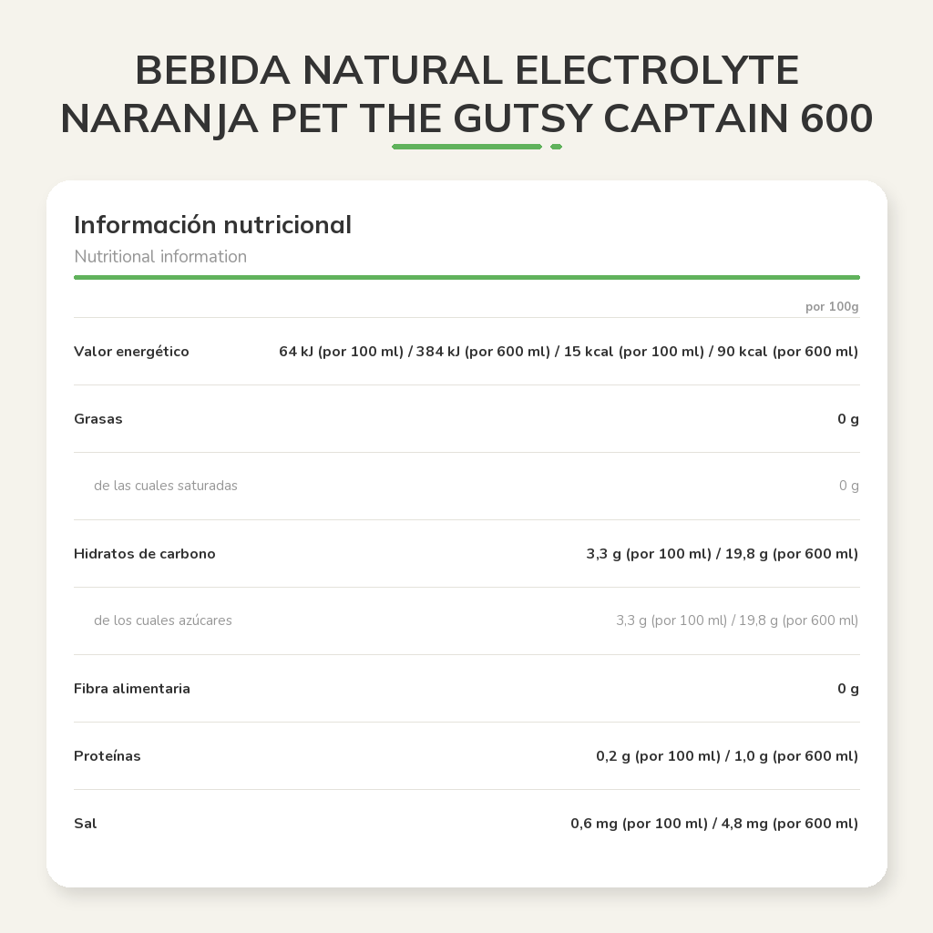 Información nutricional
