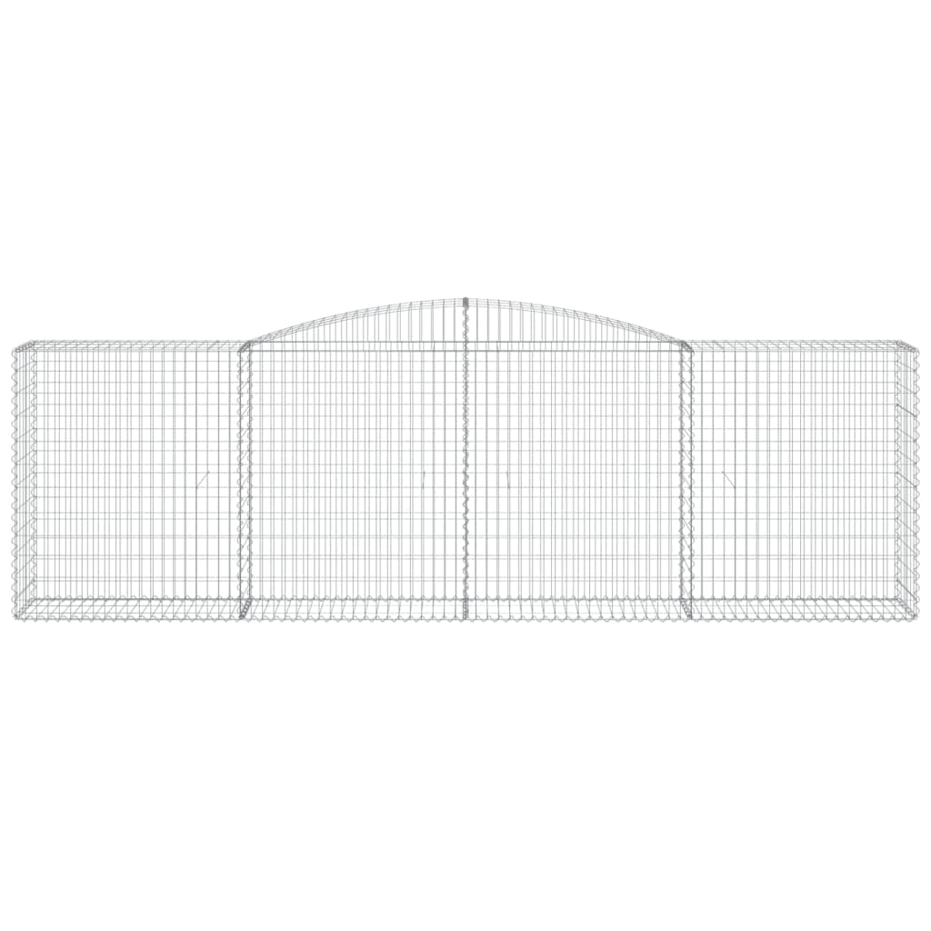 Cestas De Gaviones 20 Uds Forma De Arco Hierro 400x50x120/140cm_3