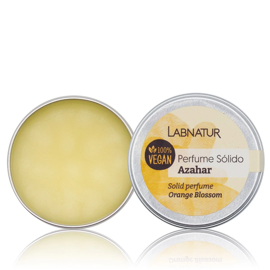 Perfume Sólido de Azahar Labnatur 15 ml | Aroma Floral, Fresco y Mediterráneo | Natural y Vegano_0