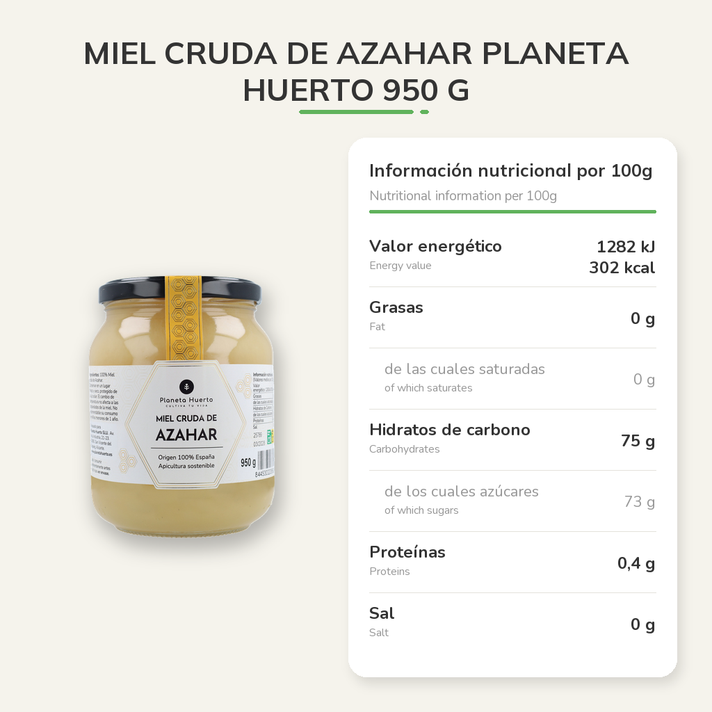 Información nutricional