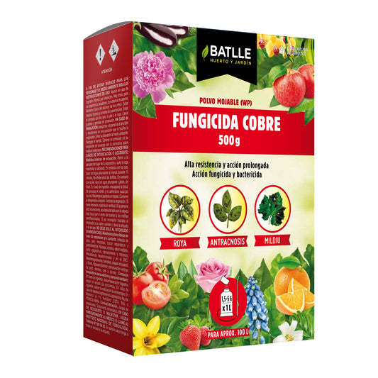 Fungicida cobre Batlle caja 500 g
