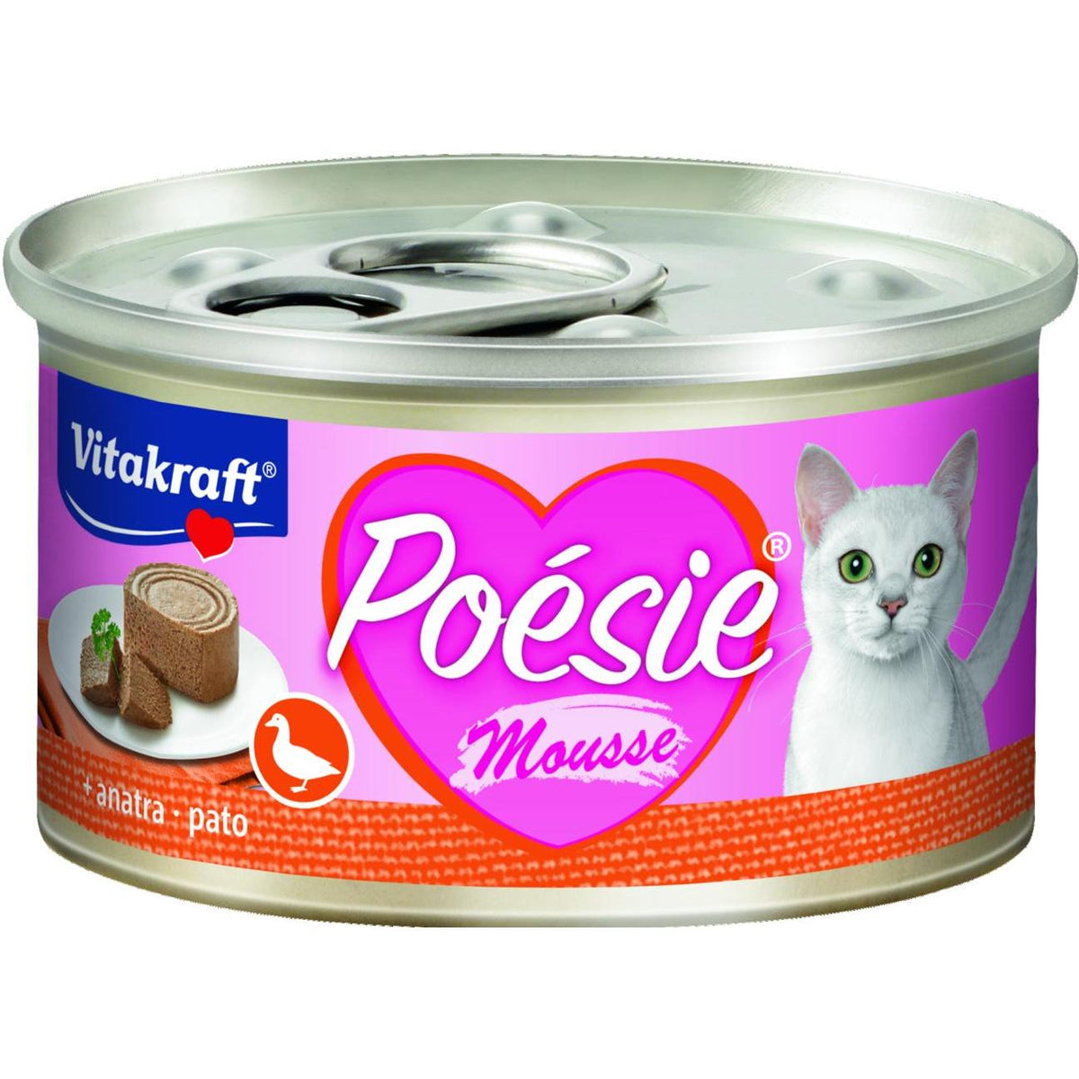 Vitakraft Latita Poésie mousse de pato 85 g comida húmeda gato