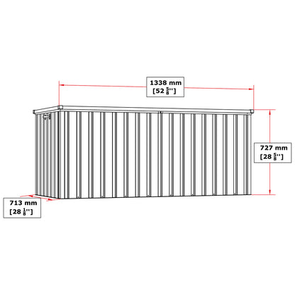 Apolo 585 L Metal Storage Chest With Wood Effect_3