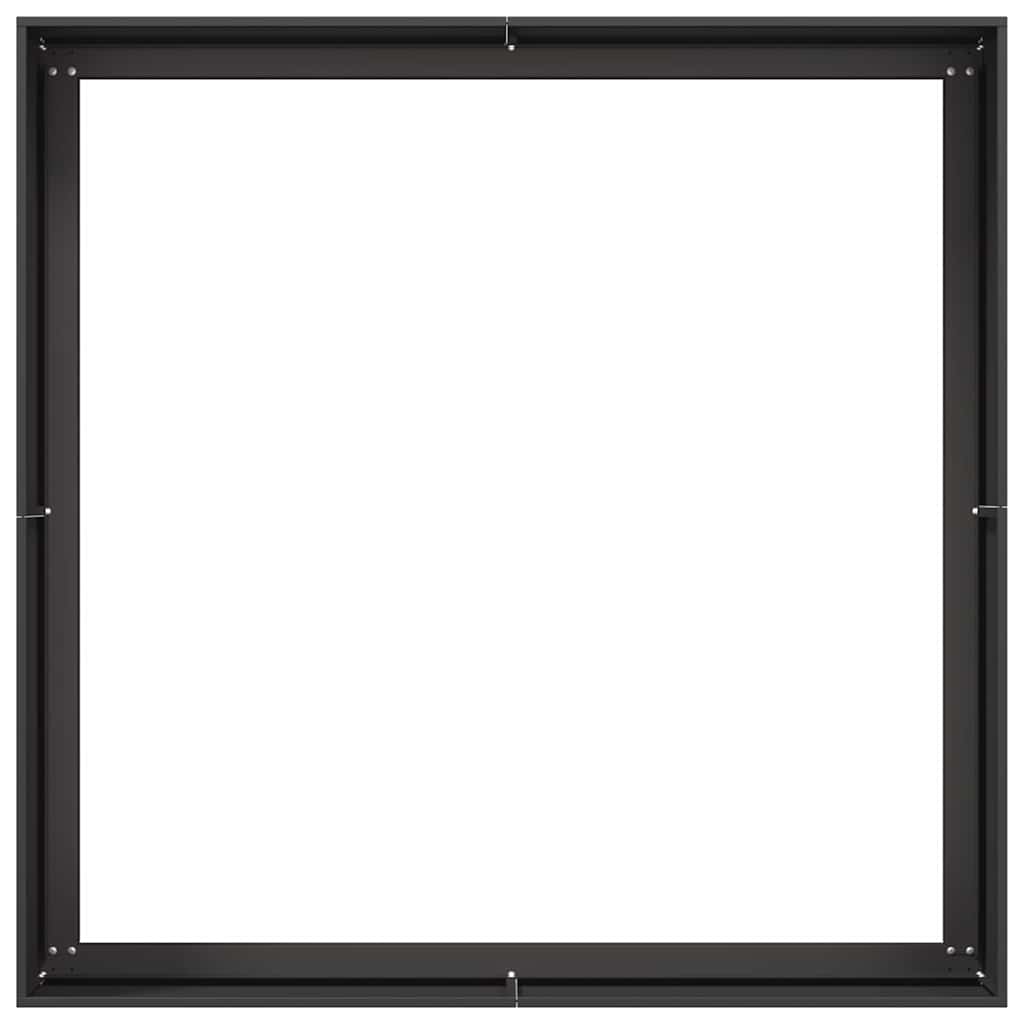 Jardinera Acero Negro 100x100x40 Cm_4