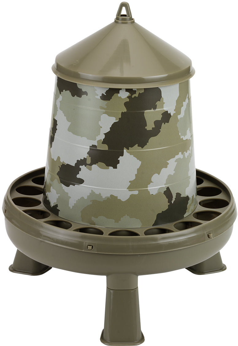 Tolva Plastico Camuflaje Con Patas Para Aves Gaun_1