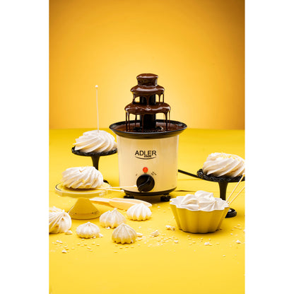 Fuente Chocolate Eléctrica, Cascada 3 Niveles, Acero Inoxidable, 200ml Chocolate, Termostato Adler Ad4487_2