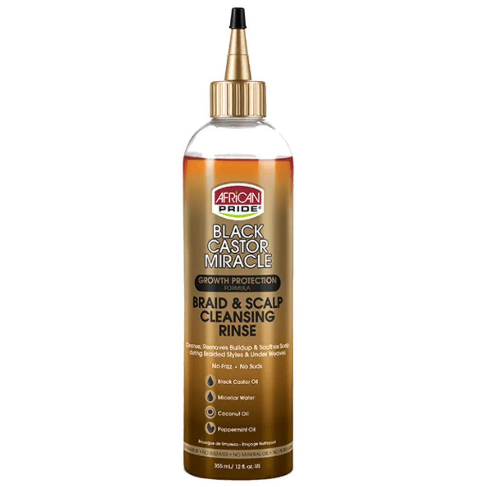 Shampoo Limpiador Para Trenzas Y Cuero Cabelludo African Pride Bcm 355ml_0