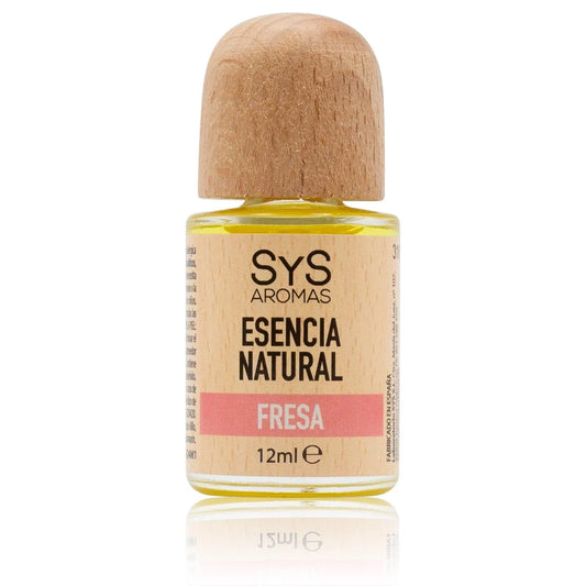 Esencia Natural Fresa SYS Aromas 12 ml | Aroma Dulce y Afrutado | Para Quemadores y Humidificadores_0
