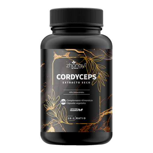 Cordyceps Sinensis 10:1 Vecos 100 Cápsulas | Resistencia Y Rendimiento | 40% Polisacáridos_0