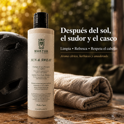 Champú Sin Sulfatos Para Deportistas Sun &amp; Sweat 250 Ml_1
