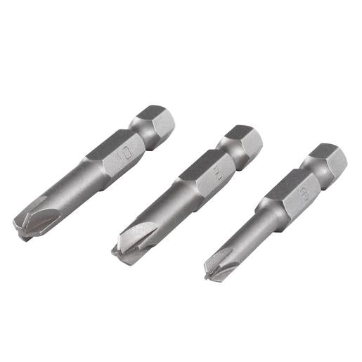 3 puntas de atornillador Torq-Set 50mm Wolfcraft