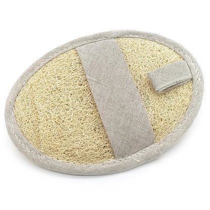 Esponja Natural Vegetal De Lufa Ovalada - Limpieza Y Exfoliación - Activa La Circulación - Cultivada Y Hecha En Galicia_1