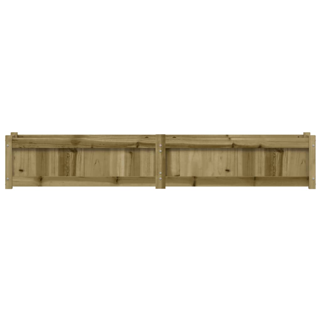 Jardinera De Madera De Pino Impregnada 180x31x31 Cm_4
