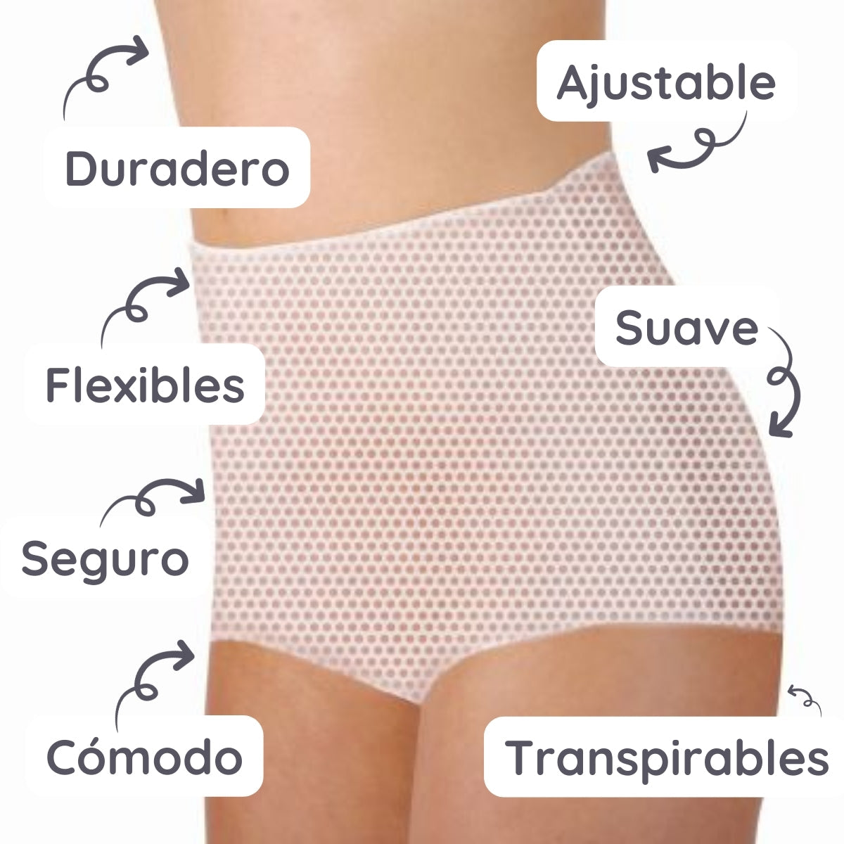 Braguitas Cullote Postparto Uso Multiple Xl 2u._5
