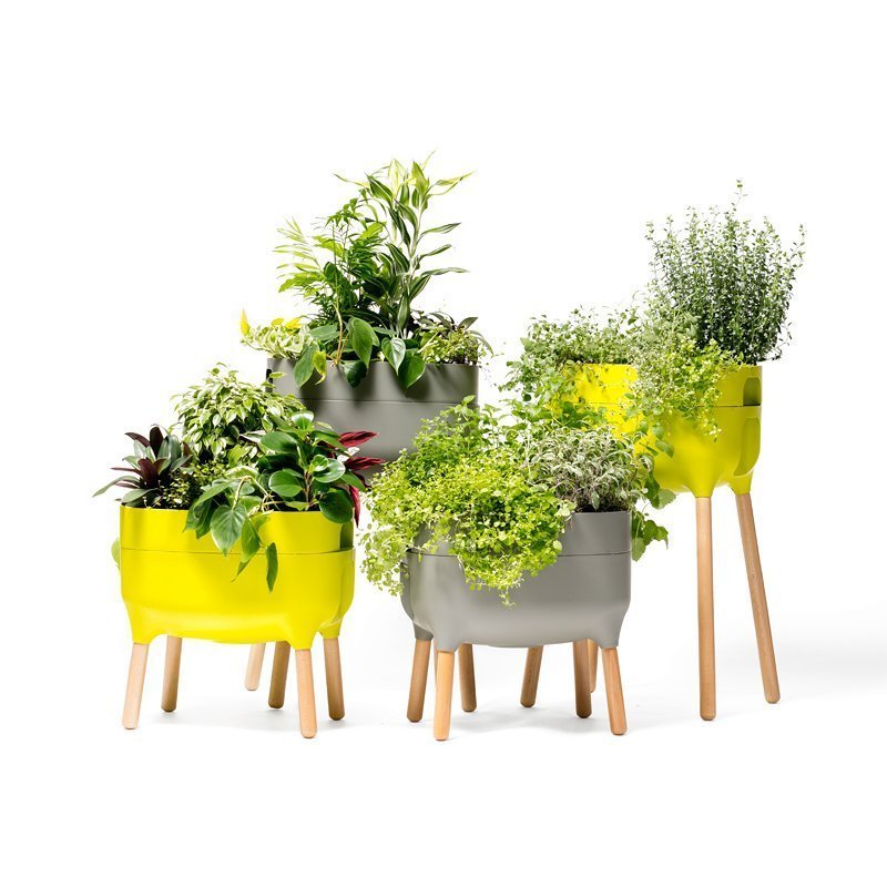 Jardinera Urbalive High Gris Con Auto-riego_1