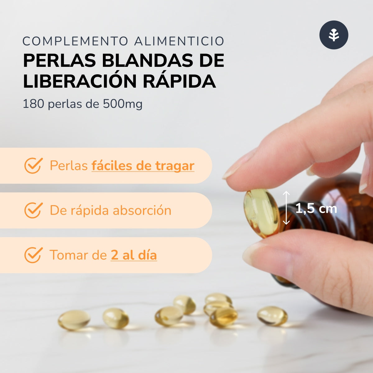 Pack 2x Omega 7 Espino Amarillo Planeta Huerto 180 Perlas