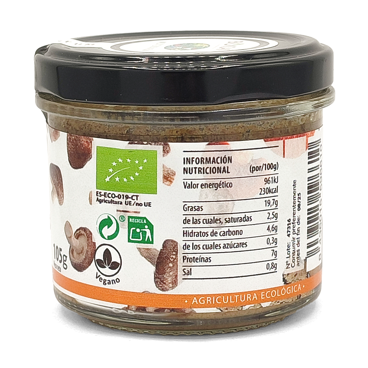 Paté De 5 Setas Con Trufa Eco Bionsan 105gr_2