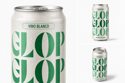 Pack 6 Latas Vino Blanco Eco Vegano Lata 250 Ml_1