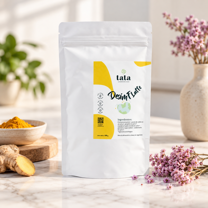 Bebida digestiva natural Desimf Latte con cúrcuma, jengibre y especias 100 g_4