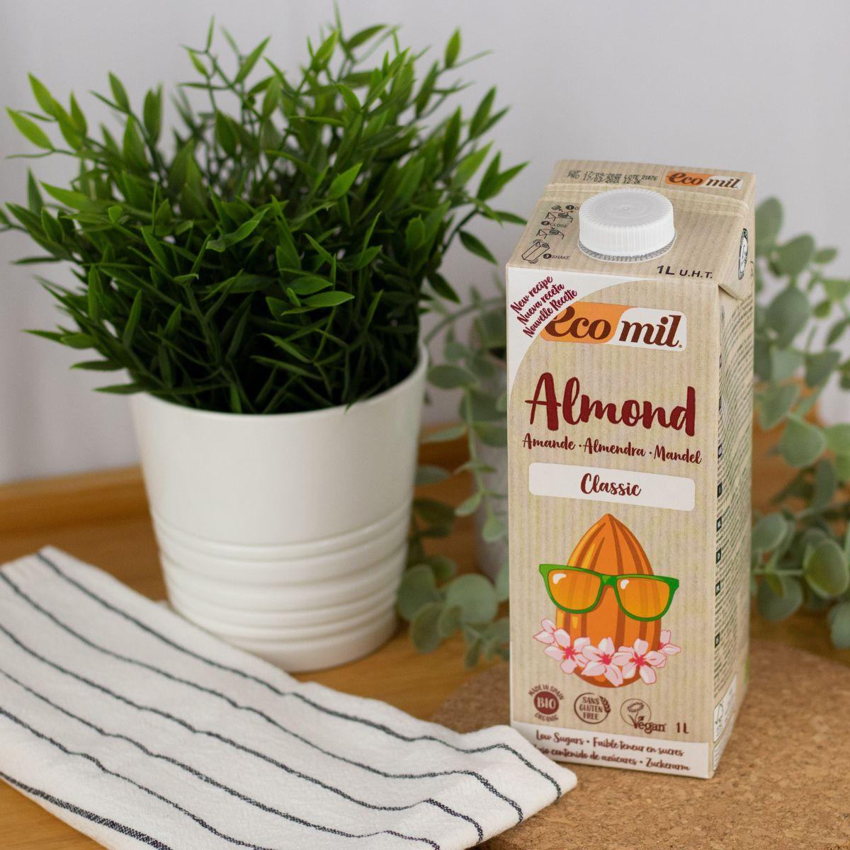 Bebida vegetal de Almendra classic bio Ecomil 1 L