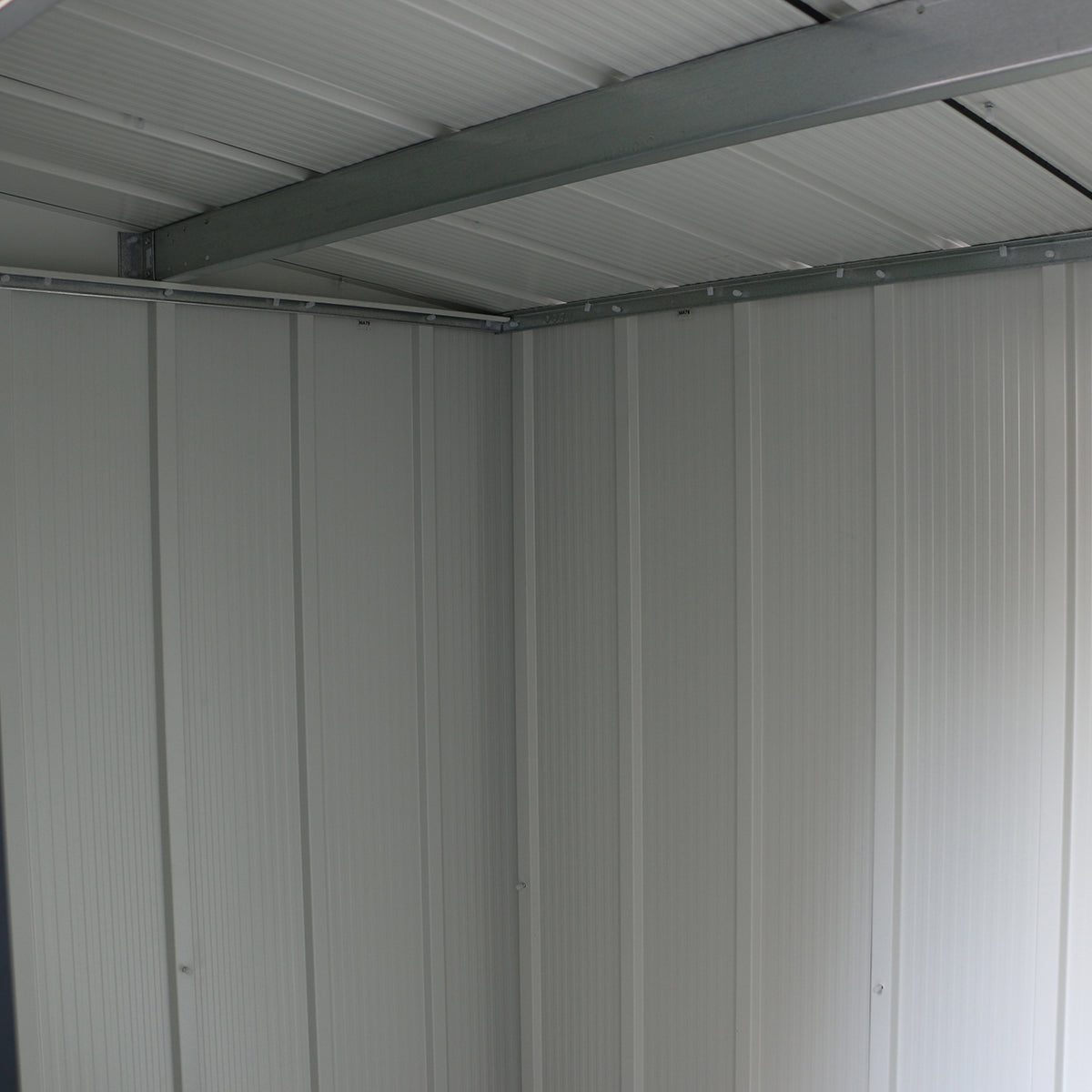 Duramax - Caseta Jardín - Eco Pent Roof 8x4 - Metal - Color Gris Antracita_5