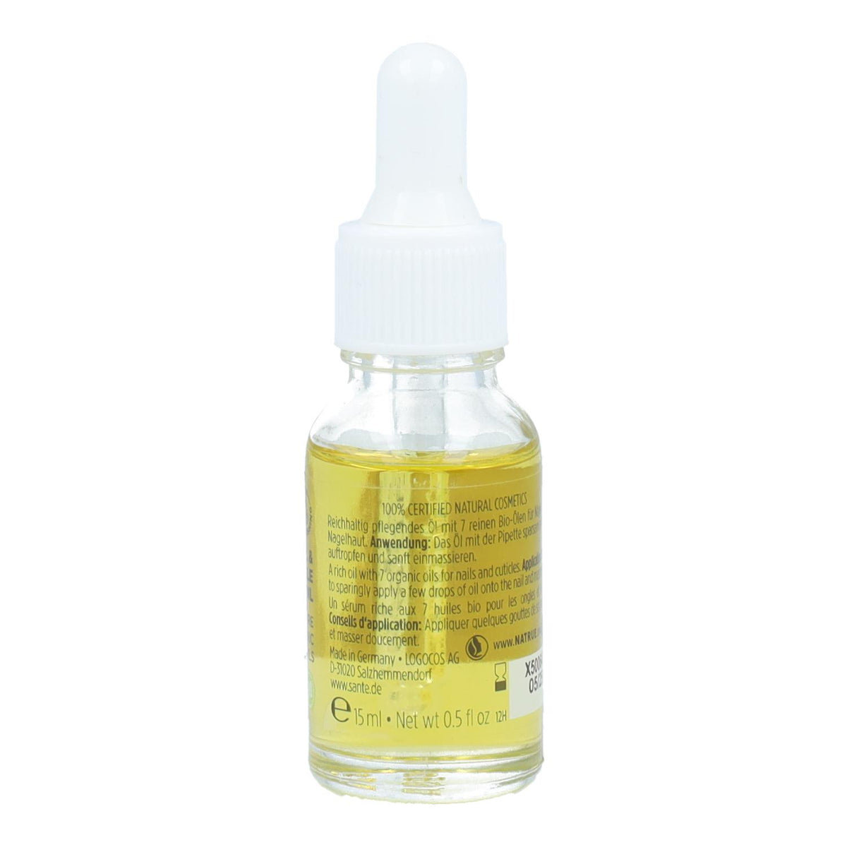 Aceite de cutículas y uñas Ultra Nutritivo Sante 15 ml