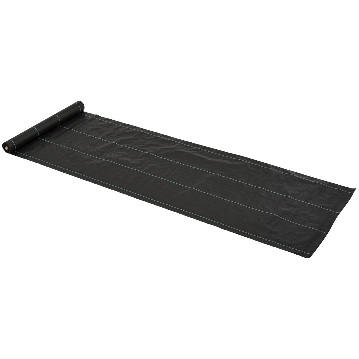 Rollo De Malla Geotextil Outsunny Negro 100x5000 Cm_0